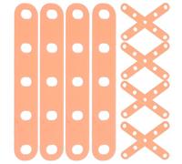 BAZEITFLOW 40 Pezzi Fasce in Silicone per Permanente 40 Pezzi, Elastici Resistenti ad Alta Temperatura per Bigodini, Accessori Professionali per Acconciature senza Calore, Protezione Chioma e