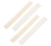 BAZEITFLOW 4pezzi Felt Silencing Pads for Wind Instruments Self-adhesive Flute Practice Mute Strips Key Protection for Clarinet Trombone Suitable Instrument Collision Isolation