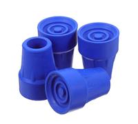 BAZEITFLOW 4pezzi Punt Gomma per Bastoni da Passeggio Gommini di Ricambio per Bastoni da Trekking Piedini in Gomma Antiscivolo per Bastoncini da Passeggio Base Resistente per Uso all Aperto