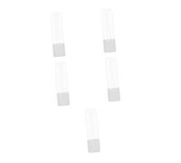 BAZEITFLOW 5 Pezzi Porta Beccucci Idropulsore Elegante e Portatile Custodia Viaggio per Testine Flosser Organizer Compatto per Accessori Dentali Facile Accesso e Protezione Polvere