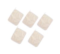 BAZEITFLOW 5 pezzi Salviette Esfolianti in Nylon per Corpo e Viso Asciugamani Bagno Ruvide per Scrub e Pulizia Profonda Morbide e Leggere per Viaggi e Uso Quotidiano