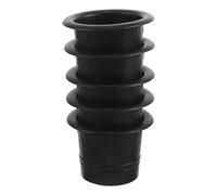 BAZEITFLOW 5 Tubi Porta Subwoofer Ventilata 58mm in Plastica Nera Anello di Montaggio per Cabinet Altoparlanti Dj Pa, Tubo Sonoro per Sfiato Bass Reflex Fai da Te e Riparazioni Audio
