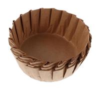 BAZEITFLOW 50 Pezzi Pirottini Carta Pergamena per Muffin e Cheesecake Antiaderenti Resistenti Alte Temperature per Friggitrice ad Aria e Microonde Usa e Getta per Dolci e Pasticceria