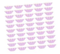 BAZEITFLOW 50 Pezzi Vaschette Protettive in Pet per Sciogli Cera Rivestimenti Anti-Perdita per Scaldacera Aromatiche Resistenti al Calore per Candele