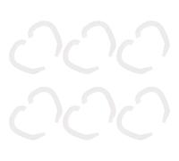 BAZEITFLOW 6 Paia Supporti per Padiglione Auricolare per in Silicone Sicuro Correttore per Orecchie Sporgenti Superficie Liscia e Auto-Tagliante Adatto a Ragazzo Ragazza e Adulti per Uso