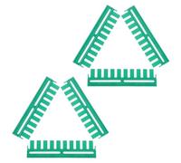 BAZEITFLOW 6 Pettini per Elettroforesi in Plastica da Laboratorio 0,75 Mm 10 Pozzetti, Resistenza Chimica per Gel Verticale, Accessori per Campionamento Preciso in Analisi Dna e