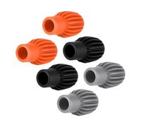 BAZEITFLOW 6 Pezzi Copri Bacchette in Silicone con Fori Diminuiscono Rumore e Proteggono Bacchette per Pratica Silenziosa di Batteria in Ambienti Sensibili