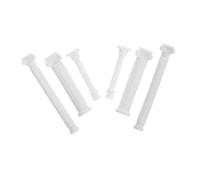 BAZEITFLOW 6 Pezzi Mini Colonne Romane in Plastica Resistenti per Decorazioni Tavolo Sabbia e Micro Paesaggi Te Leggere e Facili da Dipingere Altezza Variabile
