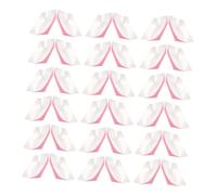 BAZEITFLOW 60 Pezzi Barchette di Carta Kraft Usa e Getta Vassoi per Alimenti Resistenti da 2Lb per Nachos Patatine Fritte e Snack per Feste Picnic e Compleanni Rosa