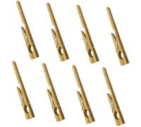 BAZEITFLOW 8 pezzi Morsetti per Provette in Bambù Clip Fissaggio per Tubo da Laboratorio Supporto Resistente e Sicuro per Esperimenti Scientifici Adatto Lezioni Sperimentali e Uso