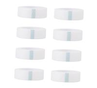 BAZEITFLOW 8pezzi Nastro Adesivo Per Ciglia in Non Strumento Per Innesto Ciglia Nastro Per Extension Bianco