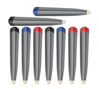 BAZEITFLOW 9 pezzi Penna Touch Screen per Tablet e Lavagne Interattive Penna Digitale Ergonomica ad Alta Sensibilità per Scrittura Disegno e Didattica Colori Nero Rosso