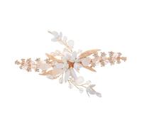 BAZEITFLOW Accessorio Per Da Sposa Elegante Con Cristalli e Perle Fermaglio Multifunzionale Per Matrimonio e Cerimonie Design Incantevole Per Donne e Ragazze Accessorio Versatile Per Tutte Le