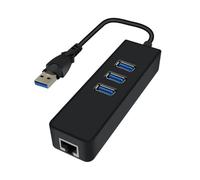 BAZEITFLOW Adattatore Ethernet USB Gigabit da USB Hub Super Porte per Desktop Notebook e Sistemi Operativi Superiori Linux Vista