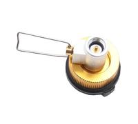 BAZEITFLOW Adattatore Ricarica Bombola Gas per Cartucce Lunghe e Piatte Portatile e Resistente Corrosione Attrezzatura per Esterni