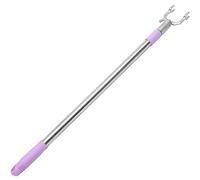 BAZEITFLOW Asta Telescopica Per Stendere e Prendere Vestiti in Acciaio Resistente Rinforzato Supporto Pratico Per Balcone Guardaroba e Soffitto Alta Capacità Di Carico e Facile Presa