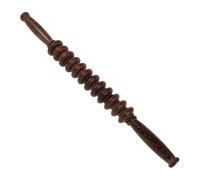 BAZEITFLOW Bastoncino in Legno con Design Ruote per Yoga e Rilascio Trigger Point Collo e Muscoli Contratti Strumento Multifunzionale per Relax e Stretching