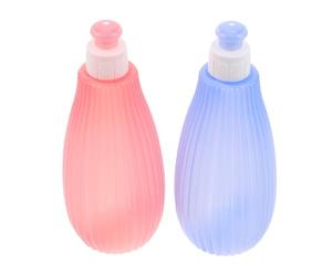 BAZEITFLOW Bidet Portatile per Neonati 350Ml Flacone Spray per la Pulizia Delicata delle Parti Private Mini Bidet da Viaggio Spruzzatore Manuale per la Cura Igienica del Sederino dei