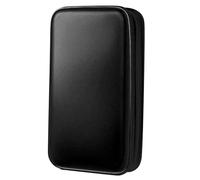 BAZEITFLOW Borsa per CD Nera Organizer Portatile per Dischi Dvd e CD Custodia e Resistente per Auto Casa e Viaggio
