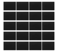 BAZEITFLOW Cartellini dei Prezzi in Plastica Cancellabili A6 20 Pezzi per Supermercati e Negozi Alimentari, Etichette Multifunzionali Riutilizzabili per Esposizione Prodotti al Dettaglio