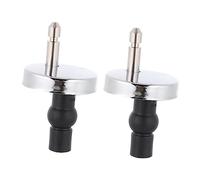 BAZEITFLOW Cerniera Viti Lega Wc e Zinco Sgancio in per Sedile a di Rapido Kit di Montaggio Resistente e Anti-corrosione, Ricambio Facile da Installare Set 2 Copriwater per Sanitari Bagno