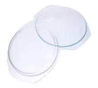 BAZEITFLOW Ciotola in Vetro con Coperchio per Microonde Pirofila Rotonda Trasparente per Cucina Domestica e Ristoranti Contenitore Multiuso Resistente e Facile da Pulire