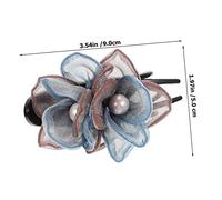 BAZEITFLOW Clip per Becco Danatra con in Accessorio e Flessibile per Fermaglio Antiscivolo per Acconciature Lavoro e
