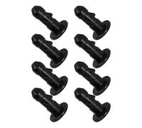 BAZEITFLOW Clip per Coperchio Contenitore della Spazzatura 8 Pezzi Perno di Bloccaggio in Plastica Resistente per Contenitori con Ruote da 32L Fermo Coperchio per Gestione Rifiuti e