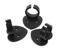 BAZEITFLOW Clip per Microfono Adesiva a Forma di Cuore in Plastica Abs, 3 Pezzi, Facile da Installare, per Spettacoli e Interviste