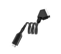 BAZEITFLOW Convertitore Scart Video Cavo Plug Play Audio Video Adapter Analogico Digitale per Tv Vhs Dvd Monitor