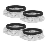 BAZEITFLOW Copri Cuffie Elasticizzati a Maglia Leggeri e Traspiranti 4 Pezzi, Protezione Antipolvere e Anti Sudore per Cuffie Grandi per Uffici e Laboratori