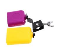 BAZEITFLOW Cowbell Percussion Block Drum Set Accessory High Low Tone Musical Instrument For And Musicians Natural Sound Wood Fish Clapper