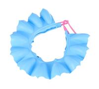 BAZEITFLOW Cuffia per Protezione Regolabile per Orecchie e Occhi Cappello Shampoo Silicone Blu Adatto Ragazzo