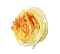 BAZEITFLOW Decorazione da Tavolo Spaghetti Artificiali in Pvc, Oggetto di Scena Alimentare Finto per Ristorante, Accessorio Fotografico per Cucina e Festa, Simulazione Cibo Realistico