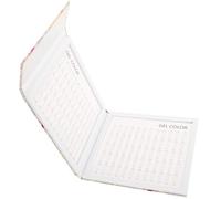 BAZEITFLOW Espositore per Smalto Colorato 160 Colori, Libro Campioni per Unghie, Catalogo Manicure Professionale Bianco per Salone di Bellezza Artist