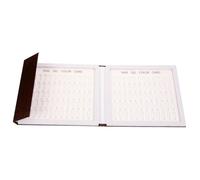 BAZEITFLOW Espositore Professionale Colori Unghie con Schede Campione per Salone Manicure e Pratica Nail Art Libro Compatto da Tavolo per Display Colori Unghie