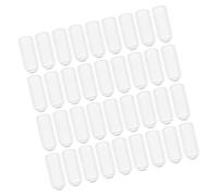 BAZEITFLOW Fasce Chioma Fai da Te 200 Tappi Terminali in Gomma per Cerchietti, Accessori Copribulloni, Piedini Protettivi Trasparenti, per Cerchietti Bambina