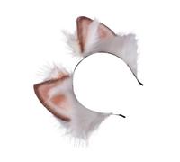 BAZEITFLOW Fascia Per Capelli in Peluche Orecchie Di Animale Confortevole e Adorabile Per Feste Cosplay Eventi Fotografici e Usi Quotidiani