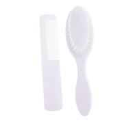 BAZEITFLOW Kit Pettine e Massaggio Ragazzo per Prima Infanzia Pettinino Crosta Lattea e Districante Accessori Bagnetto Sicuri per Sensibile Stimola Circolazione e Relax