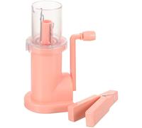 BAZEITFLOW Macchina Tricotin Manuale per Maglieria Rosa in Plastica e Metallo, 1 Set, per Progetti Creativi a Casa, per Principianti