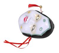 BAZEITFLOW Maschera Cosplay Giapponese in Plastica per Donna Autentica per Teatro Tradizionale per Feste Halloween e Spettacoli Comoda