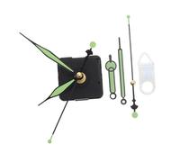 BAZEITFLOW Meccanismo Orologio Parete Silenzioso in Alluminio e Plastica Kit DIY con Aghi Luminose Movimento Sweeping Antiticking Ricambio Duraturo per Riparazioni e Creazioni Creative