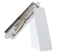 BAZEITFLOW Mezuzah Simboli Religiosi e Pergamena Rotolo della Torah in Lega di Zinco, 94x20mm, Arredo Ebraico per Porta D’Ingresso e Spazi Sacri, Decorazione Casa, Ufficio e Locali Pubblici,