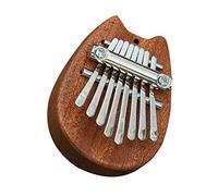 BAZEITFLOW Mini Kalimba 8 Tasti in Legno Portatile, Pianoforte a Pollice Kalimba Leggero e Resistente, Strumento Musicale Tascabile Per Principianti e Regalo Musicale
