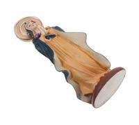 BAZEITFLOW Miniatura Statua Maria Benedetta in Resina Scultura Religiosa Cattolica per Decorazione Tavolo Piccola Figurina Santa Madre per Casa e Chiesa Idea Regalo Natale