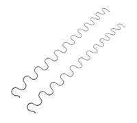 BAZEITFLOW Molle Serpentine per Divano 55 Cm in Acciaio ad Alta Resistenza, Kit Riparazione Molle Seduta Clip per Poltrone Reclinabili e Mobili, Ricambi per Ripristino Supporto Sedie