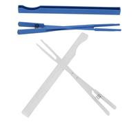BAZEITFLOW Morsetto per Sordina Pianoforte in Nylon Set 2 Pezzi Blu e Bianco Clip Professionale Compatta e Robusta Strumento Durevole per Accordatura e Riparazione Pianoforti Accessorio