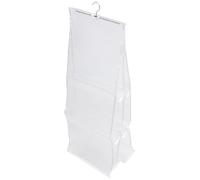 BAZEITFLOW Organizer per Borse da Appendere a 3 Strati e 6 Scomparti, Salvaspazio per Armadio, Resistente e Facile da Pulire, Portaoggetti Multiuso per Borse Antipolvere e Accessori