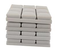 BAZEITFLOW Pannelli Fonoassorbenti in Schiuma Antifiamma Set Da 4 Pezzi 25x25x5cm Per Isolamento Acustico Per Sale Registrazione e Home Theater Materiale Fonoassorbente Densità Colore Grigio