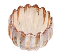 BAZEITFLOW Paralume in Vetro Ambrato per Lampada a Sospensione Piccolo Paralume Decorativo a Forma di Tulipano Foro da 42 Mm Copertura Sostitutiva per Lampadario da Soggiorno per Applique